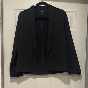 Forever 21 Black Open-Front Blazer